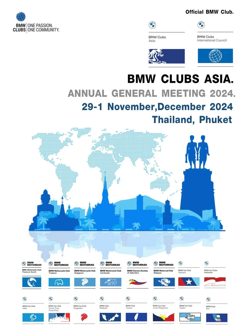BMW Clubs Asia AGM 2024 to be held in Phuket, Thailand post image