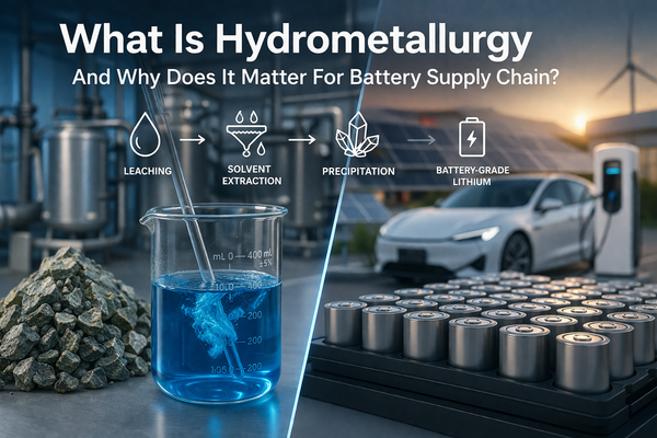 What Is Hydrometallurgy And Why Does It Matter For Battery Supply Chain?