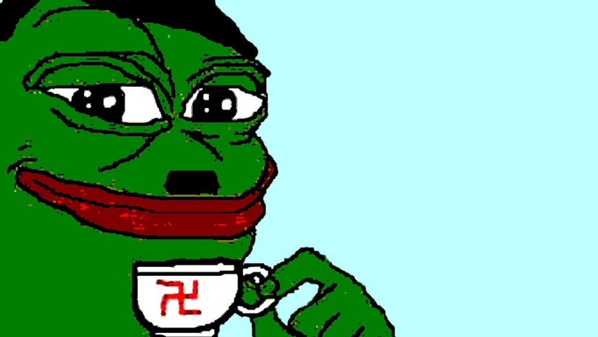Pepe the Frog hate symbol will be dealt with.
