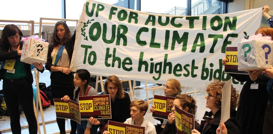 Climate Summit 19 Protesters Pose