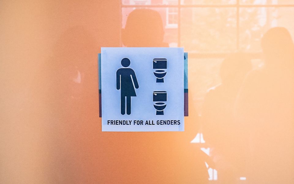 Neutral gender bathroom signs are the future.