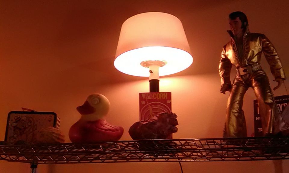 Elvis Presley, lunchbox and a rubber duck at Dude, Sweet Chocolate