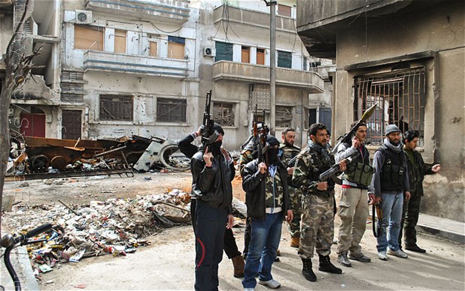 Obama foreign policy in Syria is to provide some arms to rebels against Assad.