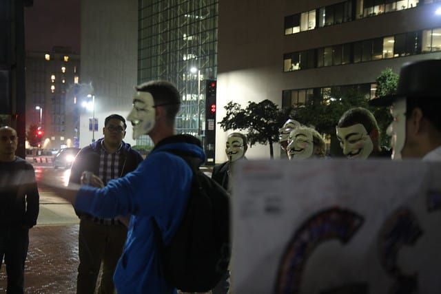 "Dallas' Fifteen Mask March"