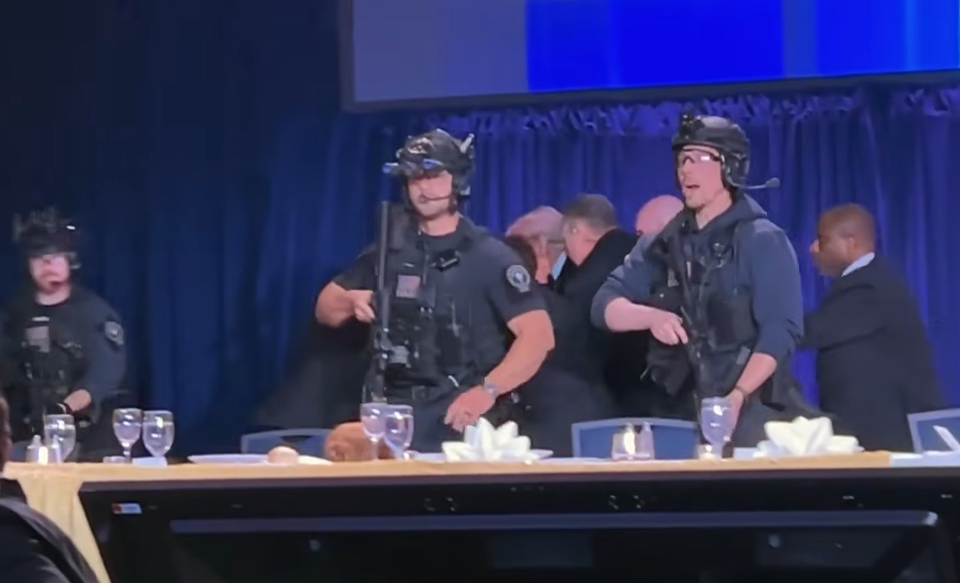 "The Uninvited Guest: Trump at the Correspondents' Dinner"