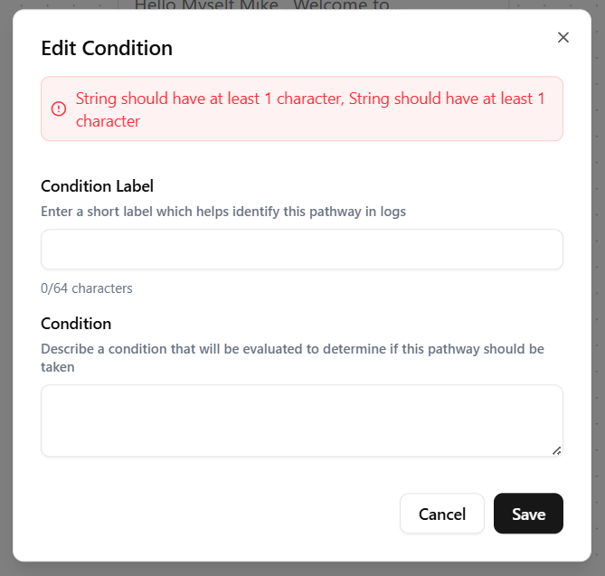 Edit Condition Node - Dograh