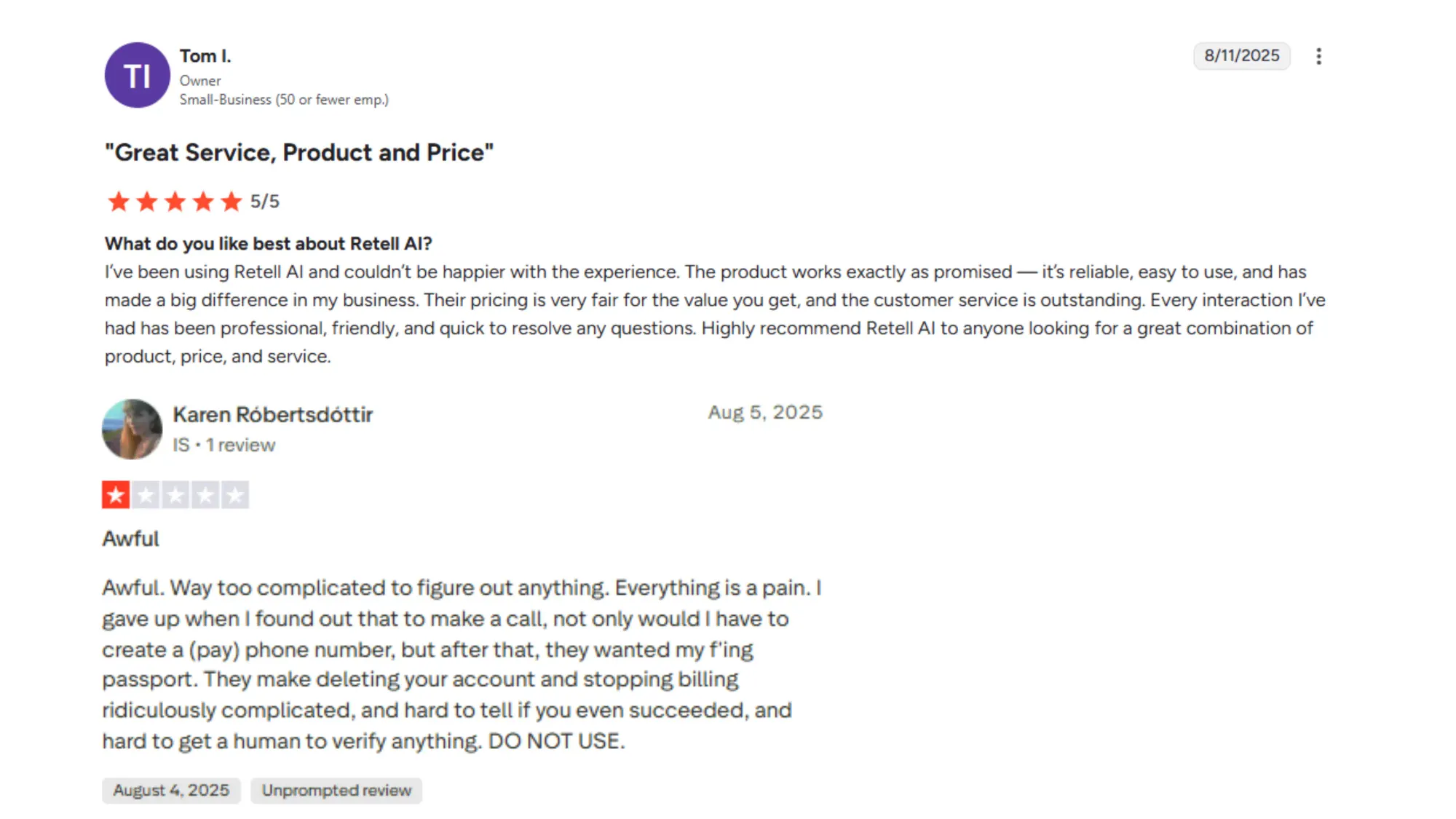 Retell AI App Review