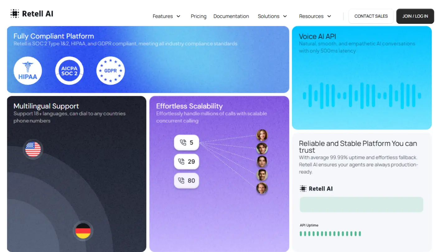 Retell AI Security and Compliance
