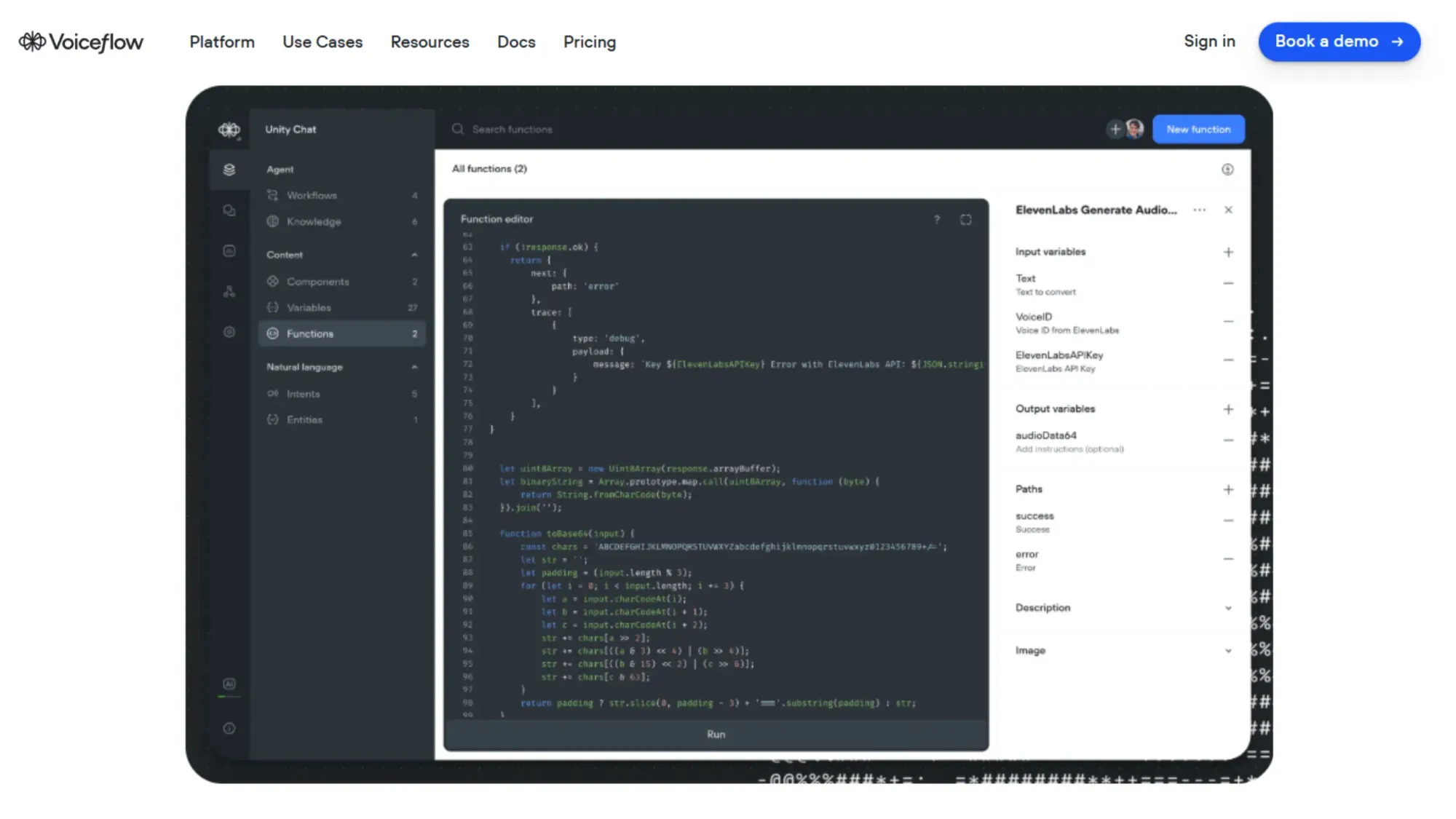 Voiceflow Developer Capabilities