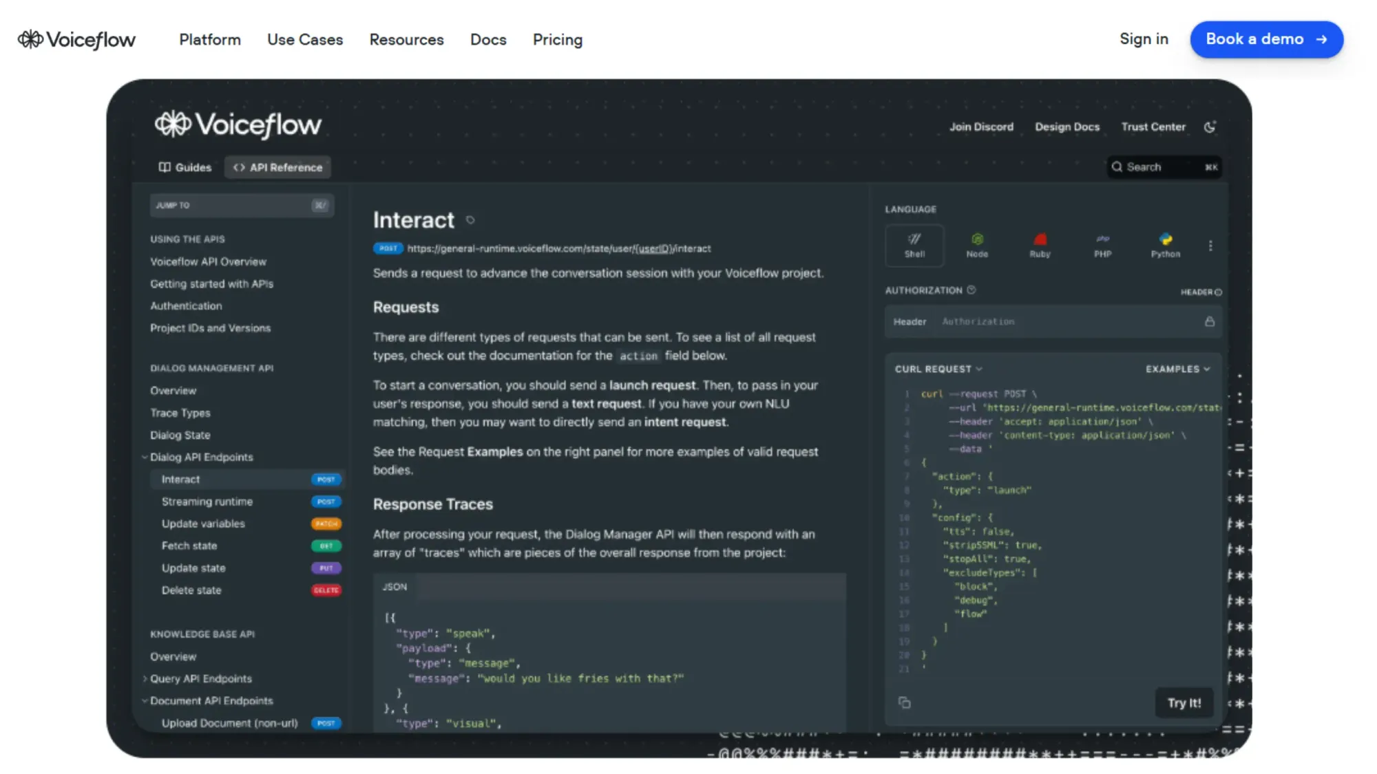 Voiceflow Usability and Interface