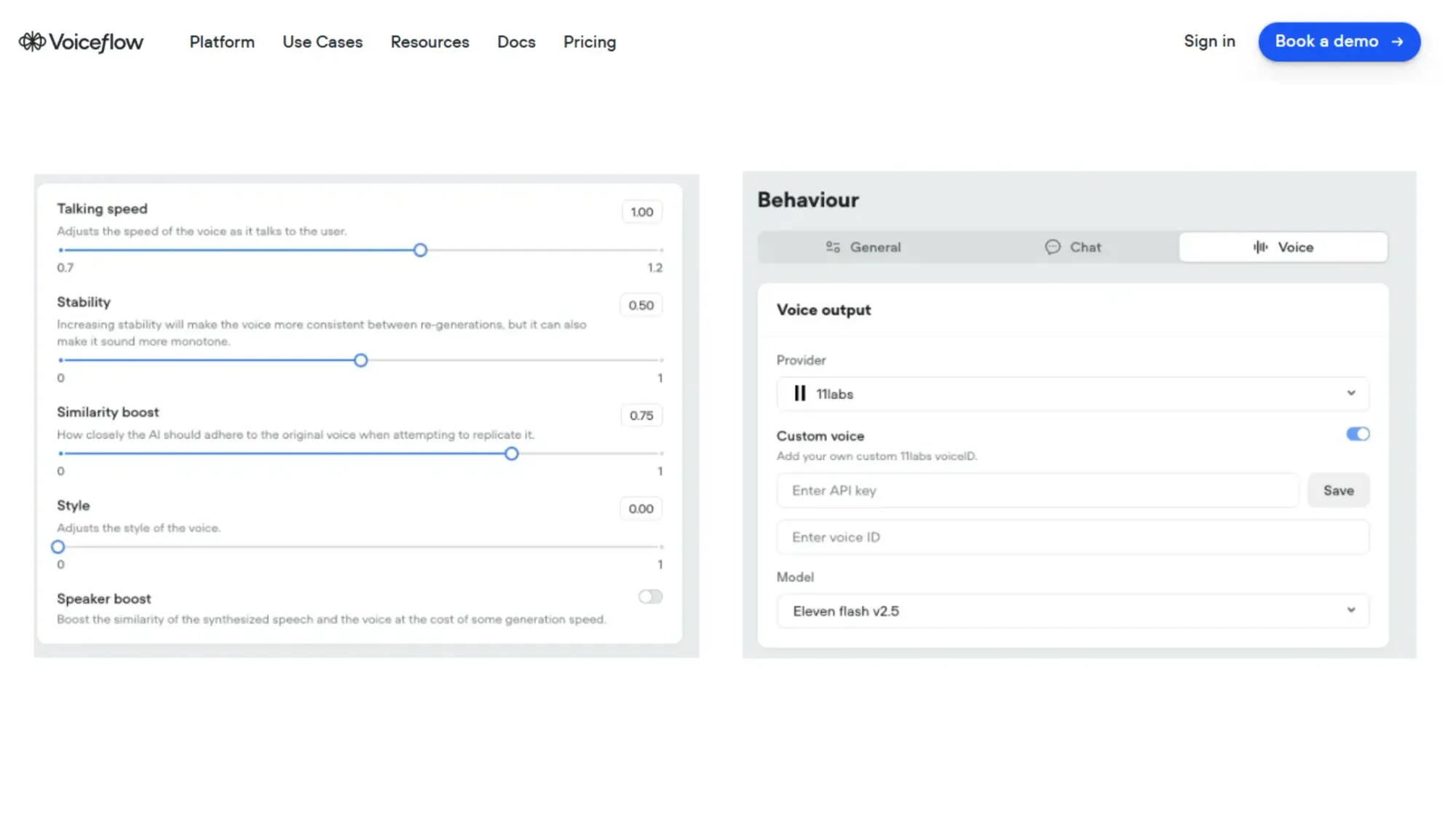 Voiceflow Voice Quality and Latency