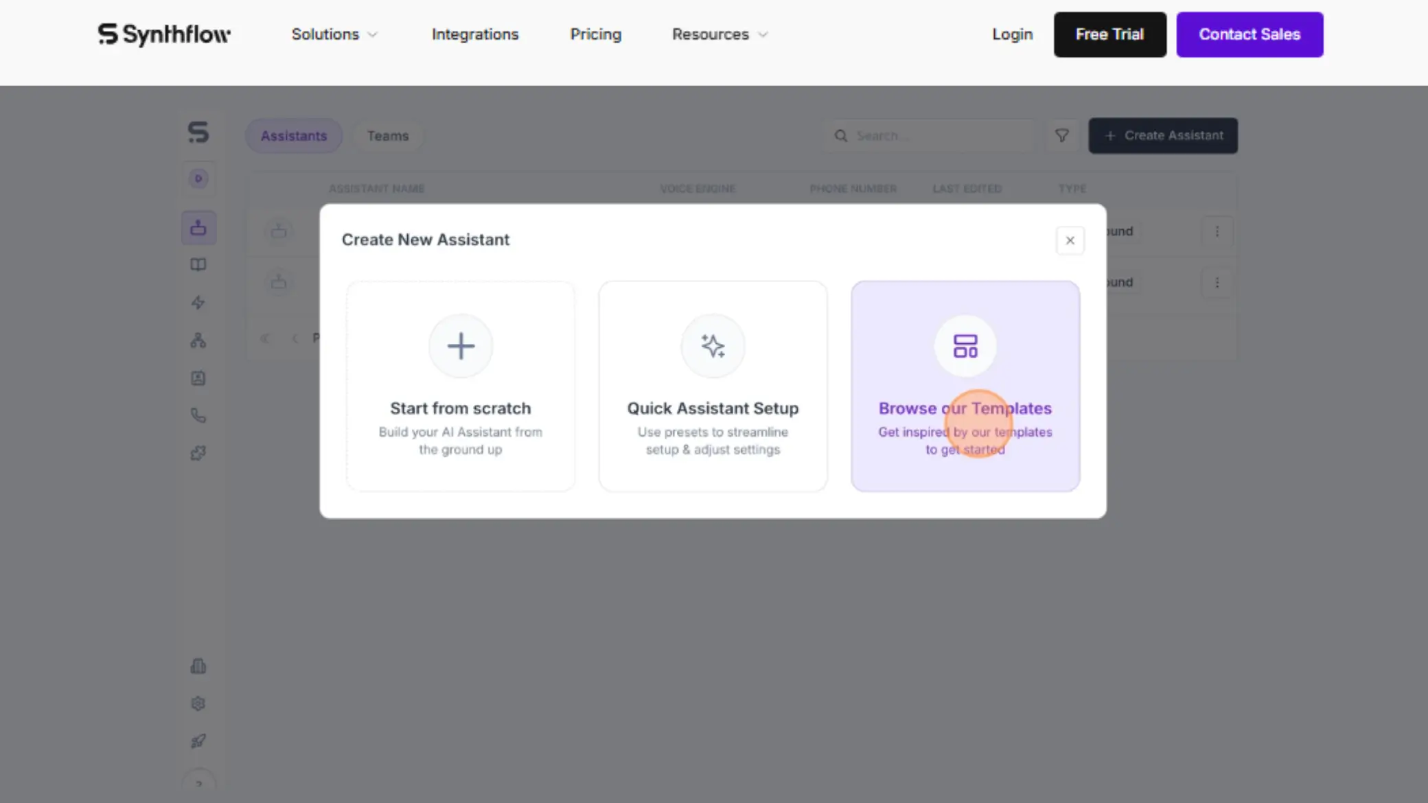 Synthflow Developers Capabilities