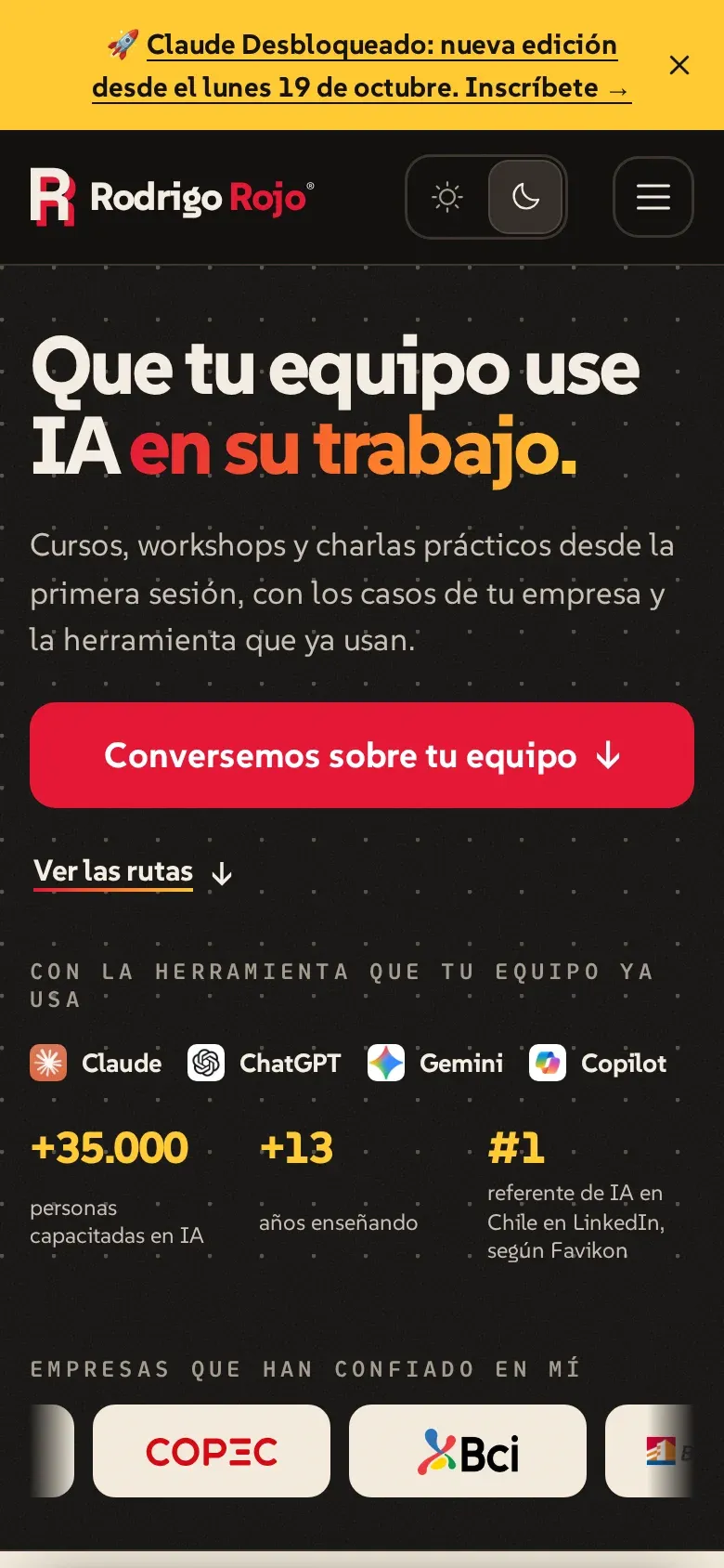 El catálogo en el celular, tal como lo ve quien lo abre desde WhatsApp.
