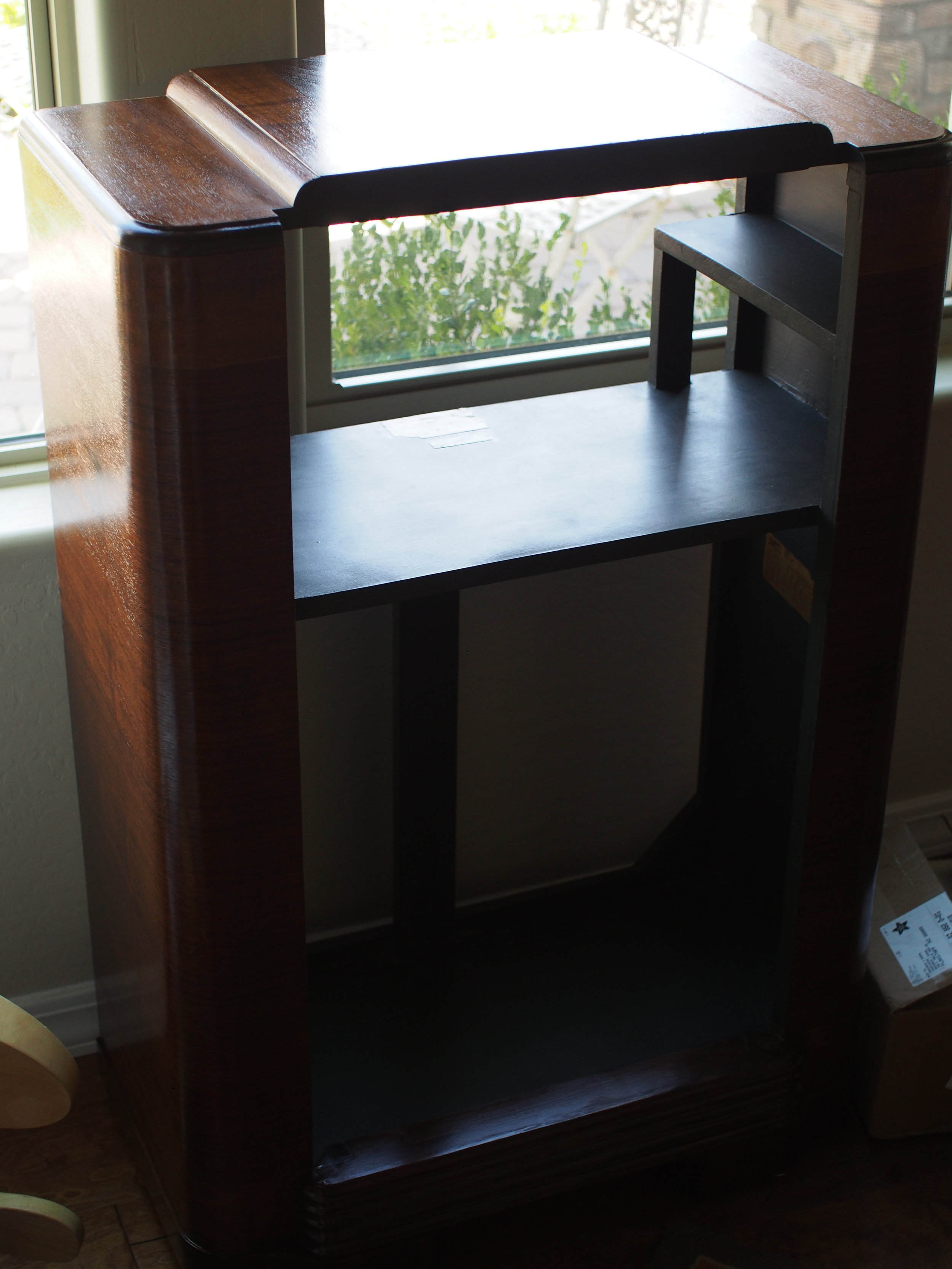 The cabinet in the final room for better lighting