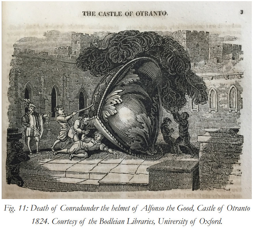 An engraving from the Castle of Otranto