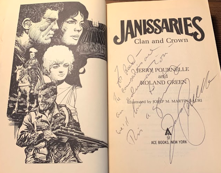 An example of the interior art, and an inscription to Reese