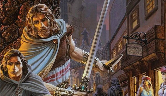 Art by Keith Parkinson, created for the Fafhrd and the Grey Mouser original roleplaying game.