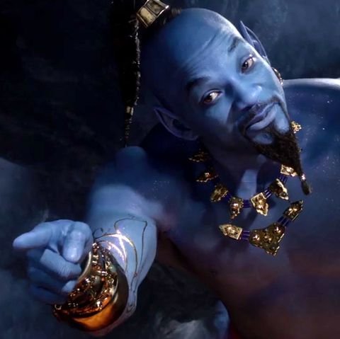 Will Smith's Genie of the Lamp