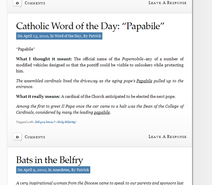 I don't think that word means what you think it means...