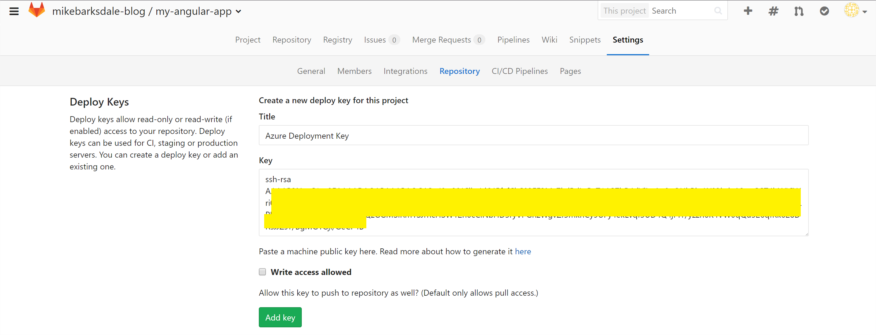 gitlab-deployment-key