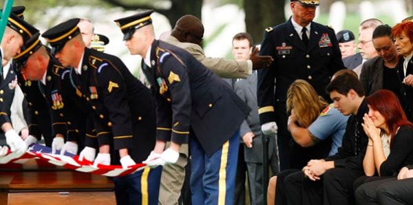 American Soldier Funeral distant Bells