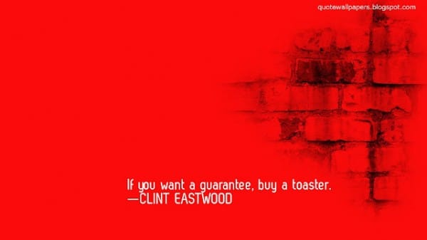 CLint Eastwood Guarantee Toaster