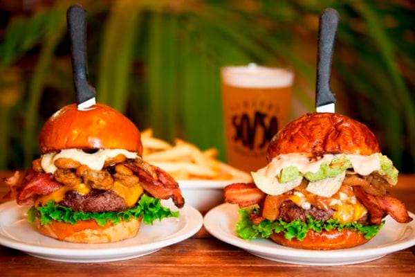 Election Burgers at Slater's 50/50