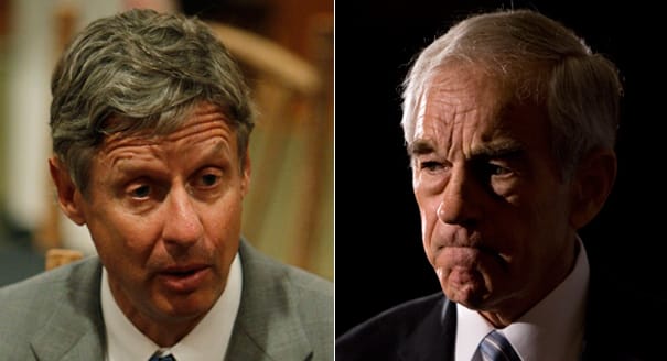 Ron Paul and Gary Johnson latest