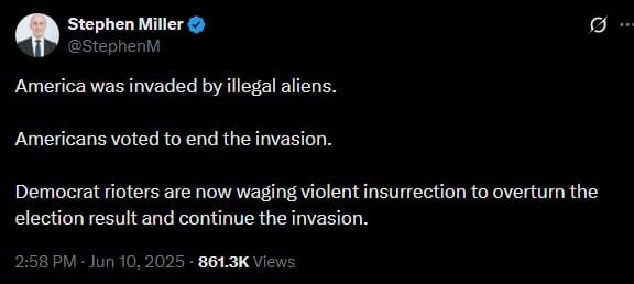 Stephen Miller tweet