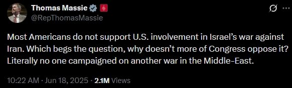 Thomas Massie Tweet 2