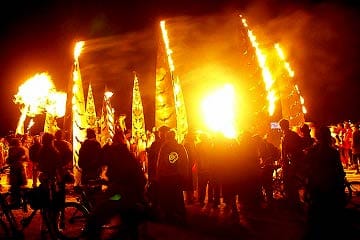 Burning Man festival turns the world on its head