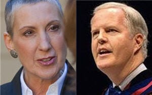 Campbell leads Boxer, but trails Fiorina