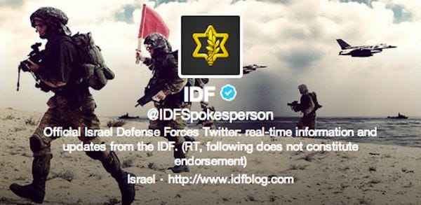 Israel and Gaza Conflict, Twitter