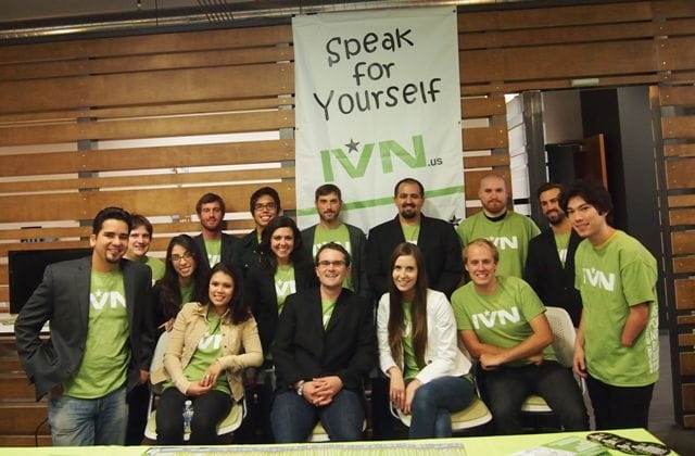 The IVN staff getting geared up for the launch
