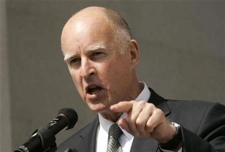Governor Brown condemns partisanship, then attacks Republicans