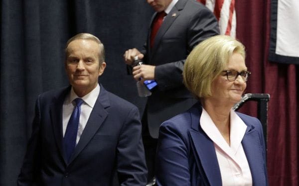 Claire McCaskill and Todd Akin in MO Senate Race