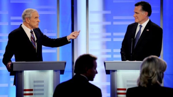 romney paul debate