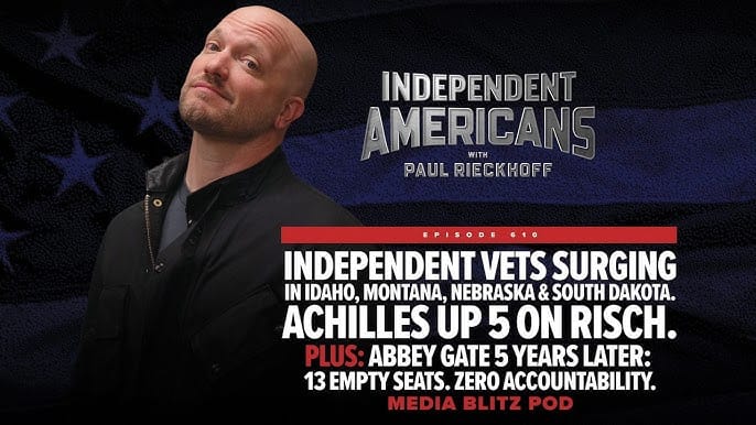 Independent Vets Surging In Idaho, Montana, Nebraska & South Dakota. Achilles Up 5 On Risch.