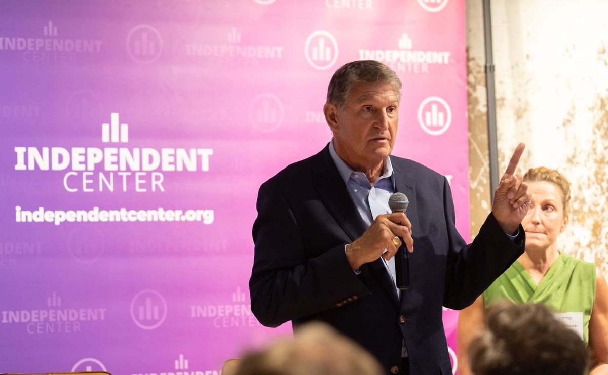Manchin to DC: Independents Are Here, and We’re Not Going Away