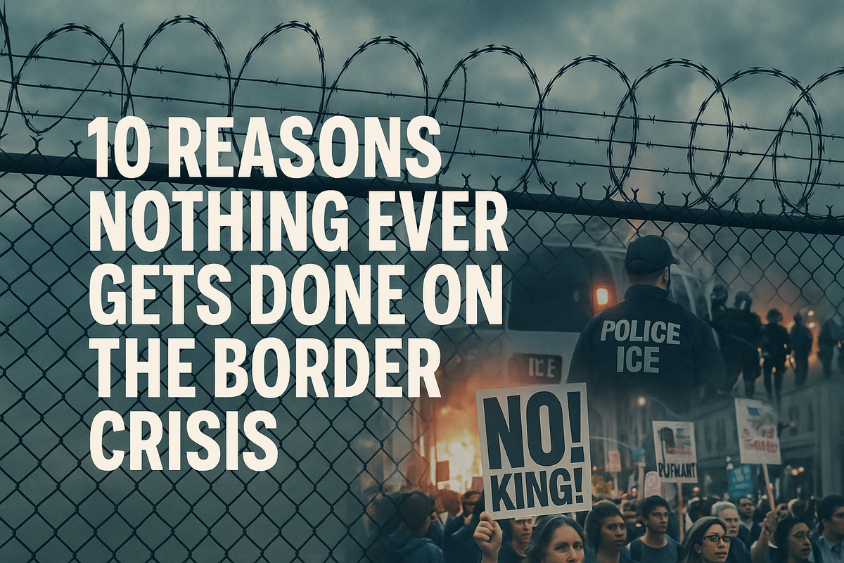10 Reasons Nothing Ever Gets Done on the Border Crisis