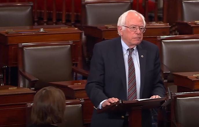 Sen. Sanders Condemns "Despicable Act" from Alleged Supporter