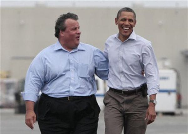 Chris Christie and Obama Put Politics Aside in Wake of Disaster