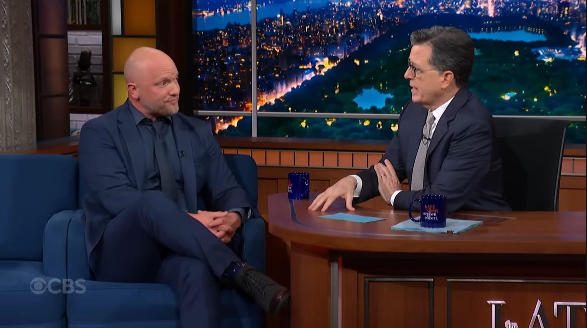 Paul Rieckhoff on The Late Night Show with Stephen Colbert.