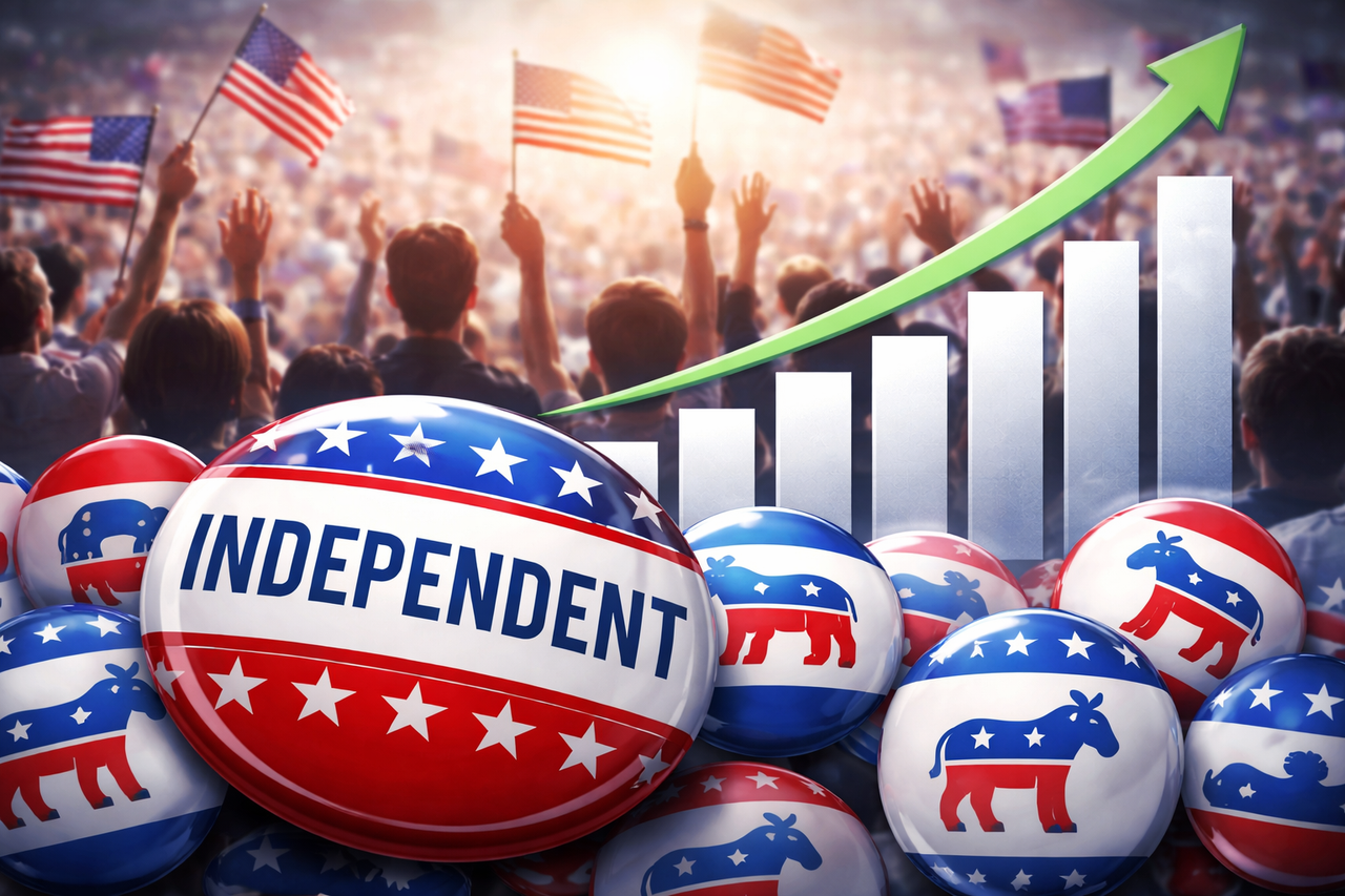 Gallup: Independent Voters Break Another Record in 2025