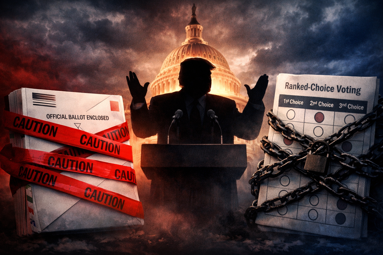 Trump Hates Mail-In Voting, Ranked Choice Voting So Much GOP Adds Bans to SAVE Act