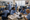Incarcerated residents at San Quentin Rehabilitation Center work with microphones, cameras, computers, and newspapers inside the prison’s new Media Center.