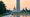DC reflecting pool, Washington monument, and US Capito Building in the morning.