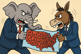 Gerrymandered States Map