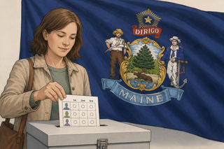 Maine semi-open primary ranked choice voting