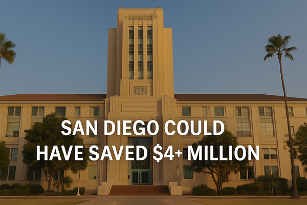More Choice Voting Would Have Saved San Diego $4.6 Million in County Supervisor Special Election